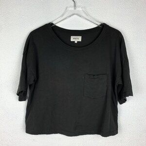 MATE the Label Black Short Sleeve Pocket Tee